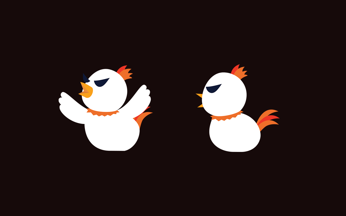 image of a character turn around for the chicken of the explainer video