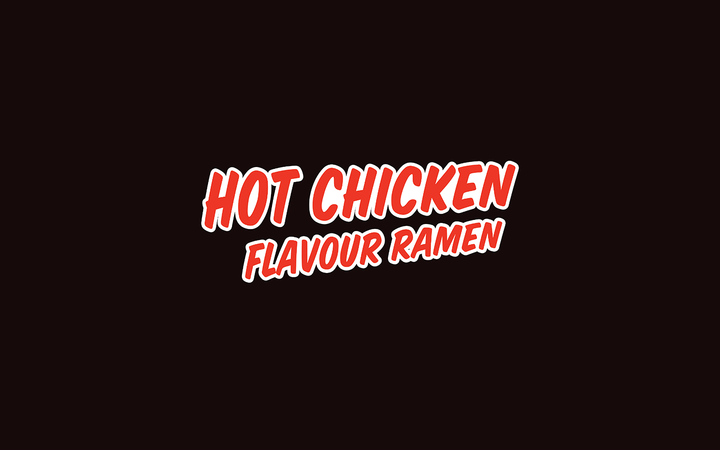 image of a redesigned logo for Samyang Chicken Flavour Ramen